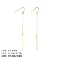 Fashion Stainless Steel No Inlaid Earrings sku image 2