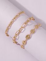 New Creative Simple Chain Alloy Bracelet sku image 1