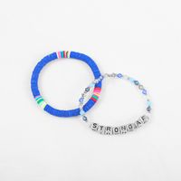 New Ethnic Letter Crystal Hot Selling Handmade Color Beaded Bead Bracelet main image 5