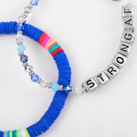New Ethnic Letter Crystal Hot Selling Handmade Color Beaded Bead Bracelet main image 6