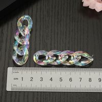 925 Silver Needle  Transparent Acrylic Chain Earrings Wholesale Nihaojewelry main image 5