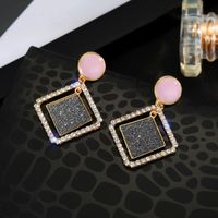 Boucles D&#39;oreilles Diamant Géométriques Aiguille En Argent 925 En Gros Nihaojewelry main image 3
