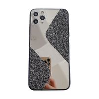 S-shaped Glitter Mirror  Iphone11 Huawei P40pro Candy Color Glass  Phone Case main image 2