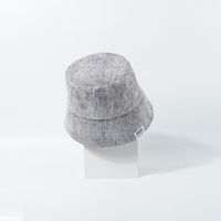 Moda Color Sólido Coreano Salvaje Protector Solar Cubierta Cara Lavabo Sombrero De Pescador sku image 2
