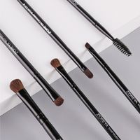 Zoreya Beauty Tools 6 Kleine Sets Klassische Schwarze Holzgriff Kleine Pferde Haar Lidschatten Pinsel Tierhaar Make-up Pinsel main image 3