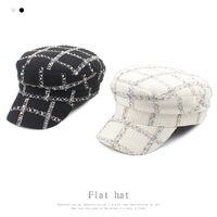 Nouveau Chapeau De Gavroche Rétro Coréen Haut Plat De Loisirs Sauvages main image 1