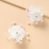 White Pearl Flower Super Fairy Flower Fairy Side Clip main image 1