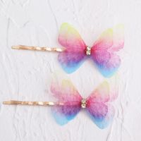 Korean  Children's Colorful Butterfly Bangs Word Clip Top Clip  Set sku image 9