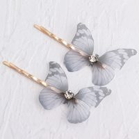 Korean  Children's Colorful Butterfly Bangs Word Clip Top Clip  Set sku image 2