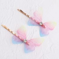 Korean  Children's Colorful Butterfly Bangs Word Clip Top Clip  Set sku image 3