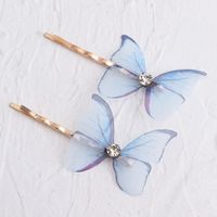 Korean  Children's Colorful Butterfly Bangs Word Clip Top Clip  Set sku image 4