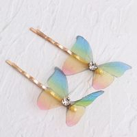 Korean  Children's Colorful Butterfly Bangs Word Clip Top Clip  Set sku image 5