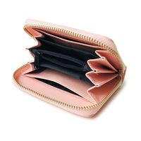 Korean New Fashion Zipper Leisure Small Card Bag Id Card Holder Women's Small Wallet Wholesale main image 4