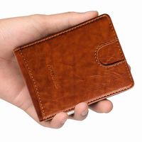 Korean Leather Short Zipper Coin Purse Multi-card Men's Wallet Wholesale main image 5