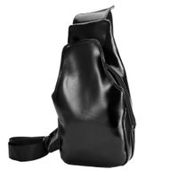 حقيبة صدر جلدية جديدة ذات سعة كبيرة حقيبة قطرية للرجال main image 6