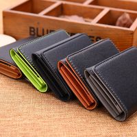 Korean Buckle Multifunctional Thin Mini Wallet Student Coin Purse Card Bag main image 4