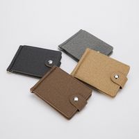 Hot Sale New Short With Iron Edge Korean Trend Men's Horizontal Wallet Card Package Wholesale main image 1