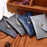 Korean Frosted Coin Purse Ultra-thinbusiness Card Storage Wallet Wholesale main image 6