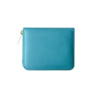 Korean New Fashion Zipper Leisure Small Card Bag Id Card Holder Women's Small Wallet Wholesale sku image 1