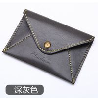 Korean Frosted Coin Purse Ultra-thinbusiness Card Storage Wallet Wholesale sku image 4