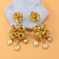 Alloy Vintage Flowers Earring  (alloy) Nhnt0575-alloy sku image 1