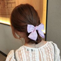Korean Princess Bow Hairpin Retro Top Clip Back Head Clip Hairpin Wholesale main image 4