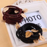 Fashion Simple Bottoming Buckle Rubber Band Hair Rope Headdress Hair Accessories Wholesale main image 1