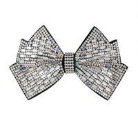 Zircon Three-dimensional Bow Hairpin New Retro Card Hairpin Bangs Clip Wholesale main image 6