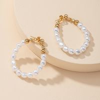 Fashion 1 Pair Of Pearl Hoop Earrings Hot Selling Wholesale main image 2