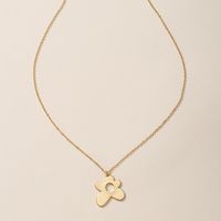 Fashion New Metal Flower Hot Sale Alloy Pendant Necklace main image 3