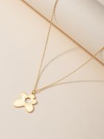 Fashion New Metal Flower Hot Sale Alloy Pendant Necklace main image 4