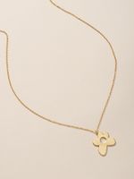 Fashion New Metal Flower Hot Sale Alloy Pendant Necklace main image 6