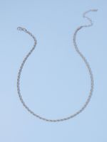 Fashion New Metal Chain Hot Sale Simple Alloy Necklace For Women Wholesale main image 5