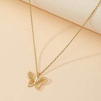 New Fashion Butterfly Hot Sale Alloy Pendant Necklace Wholesale sku image 1