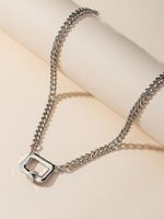 Fashion New Geometric Hot Sale Alloy Pendant Necklace For Women sku image 1