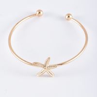 Handmade Shell Braided Starfish Pearl Bracelet Women's Popular Fashion New Style Bangel Wholesale main image 4
