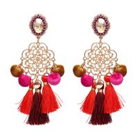 Alloy Fashion Geometric Earring  (red) Nhjj4962-red sku image 1