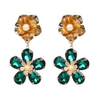 Imitated Crystal&cz Fashion Flowers Earring  (red) Nhjj4939-red sku image 2