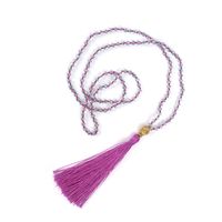 Collier Micro Billes De Verre Bohème Gland Tête De Bouddha Pendentif Vintage Bijoux Mode Européenne Et Américaine sku image 4