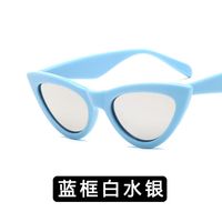2018 Trendy Fashion Cat Eye Sonnenbrille Europäische Und Amerikanische Persönlichkeit Kleine Rahmen Sonnenbrille Grenz Überschreitende Sonnenbrille Metall Scharnier sku image 20