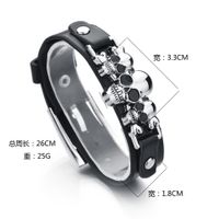 Titanium&stainless Steel Fashion Geometric Bracelet  (shantou 1) Nhhf0468-shantou-1 sku image 4