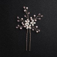 Beads Fashion Flowers Hair Accessories  (alloy) Nhhs0404-alloy sku image 1