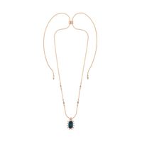 Alloy Fashion Geometric Necklace  (blue-1) Nhqd5339-blue-1 sku image 1