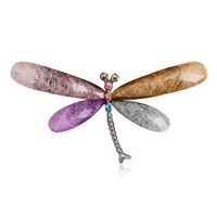 Grenz Überschreitend Für Japan Und Südkorea Neue Mode Einfache Legierung Diamant Libelle Brosche High-end Damen Exquisite All-match-stifte sku image 4