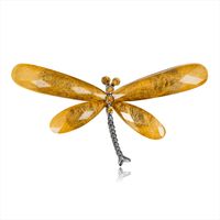 Grenz Überschreitend Für Japan Und Südkorea Neue Mode Einfache Legierung Diamant Libelle Brosche High-end Damen Exquisite All-match-stifte sku image 5