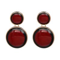 Plastic Fashion Geometric Earring  (red) Nhjj4888-red sku image 5