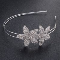 Mode Best-seller Européen Et Américain Mariée De Mariage Ornement De Mariage Accessoires Bandeau Fleur Strass Coiffe Couronne Cheveux Accessoires sku image 3