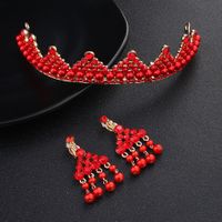 Alloy Fashion Geometric Hair Accessories  (red) Nhhs0185-red sku image 1
