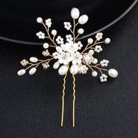 Beads Fashion Flowers Hair Accessories  (alloy) Nhhs0166-alloy sku image 4