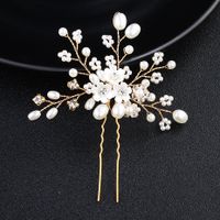 Beads Fashion Flowers Hair Accessories  (alloy) Nhhs0166-alloy sku image 2